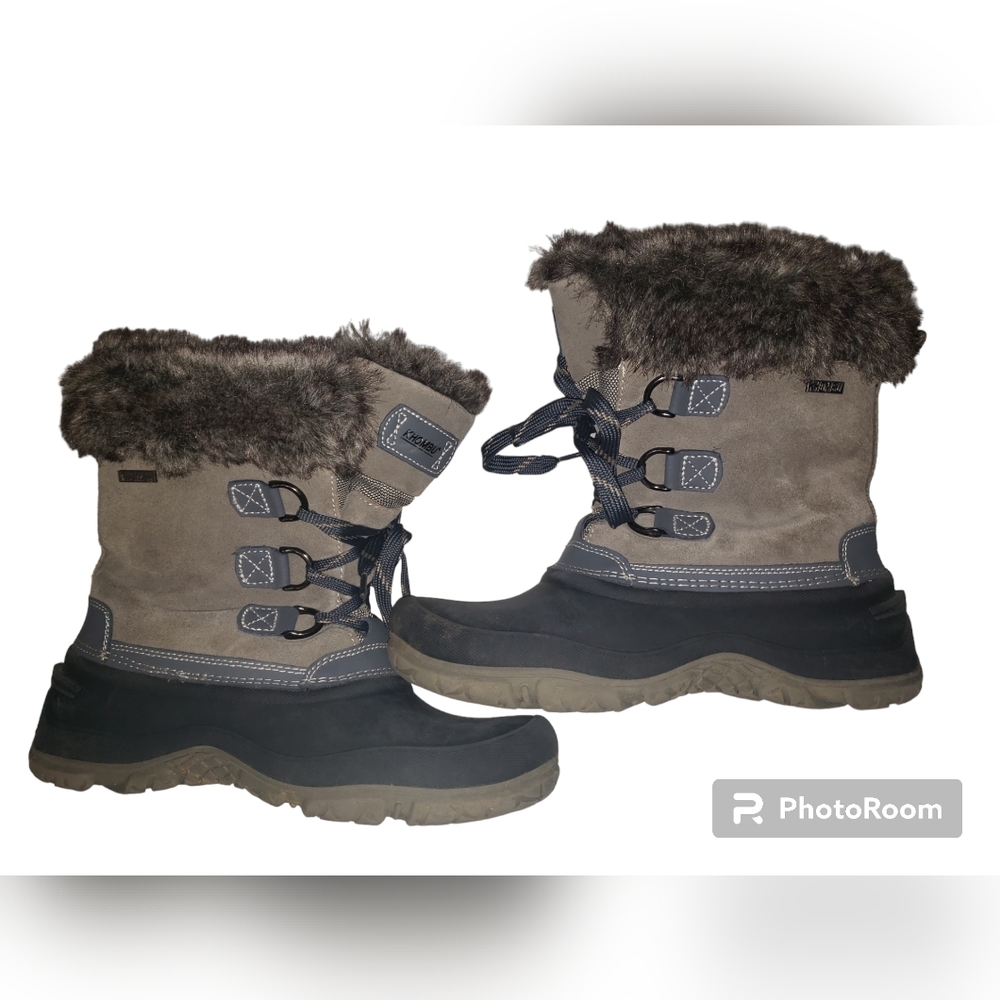 Khombu Slope Grey Winter Boots sz. 9